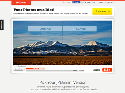 JPEGmini - Your photos on a diet!